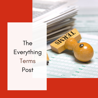 The Everything Terms Post