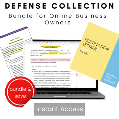 The Defense Collection Bundle for online business owners
