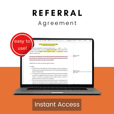 Example of referral agreement