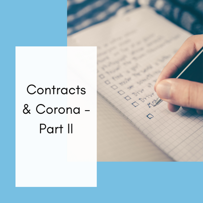 Contracts & Corona - Part II