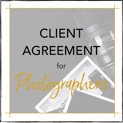 Client Agreement for Photographers