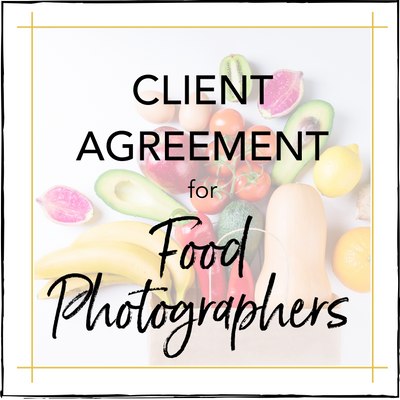Client Agreement for Food Photographers
