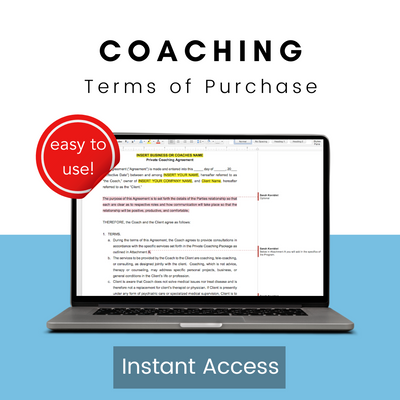 Coaches Terms of Purchase