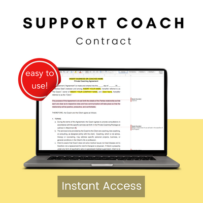 Support Coach Contract
